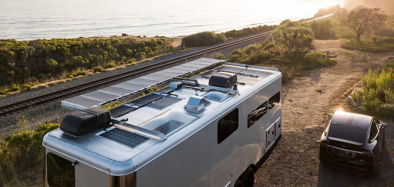 View of 2022 Electric Powered Trailer for Off-Grid Living & Vehicle Charging